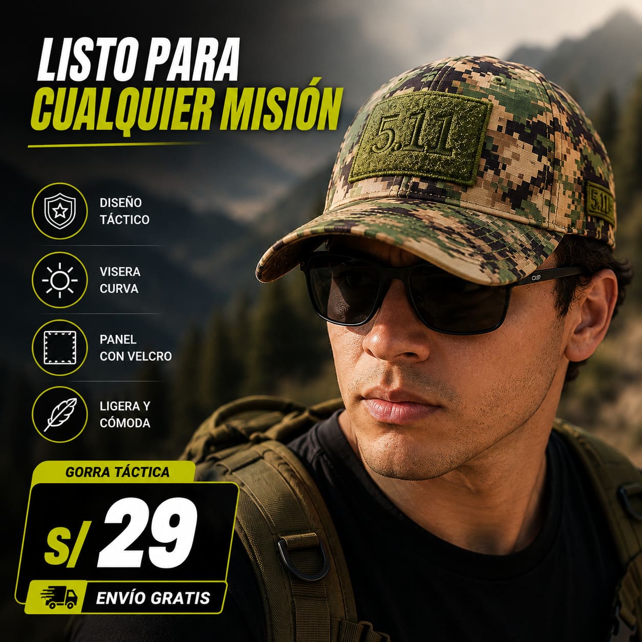 Gorra Táctica