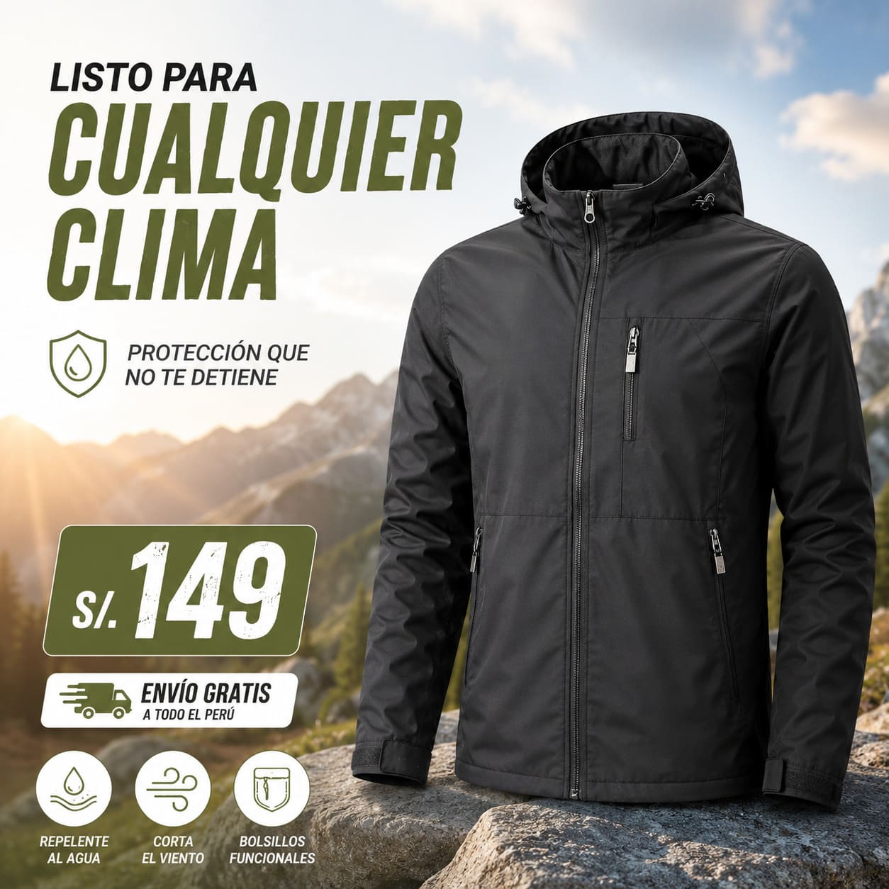 Casaca Cortaviento