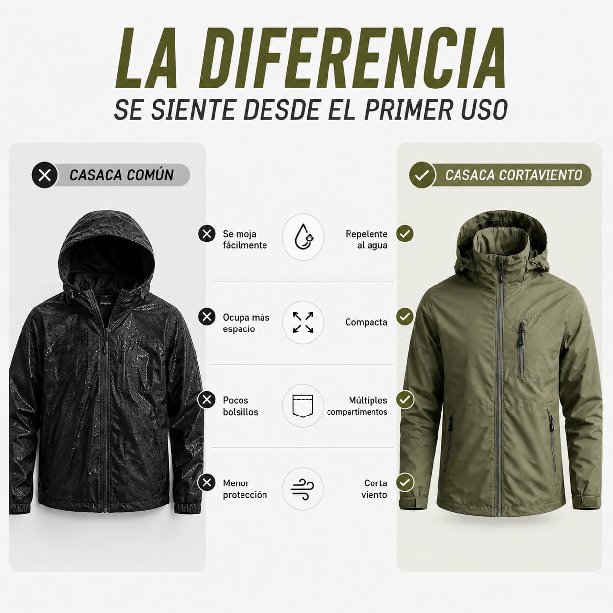 Casaca Cortaviento