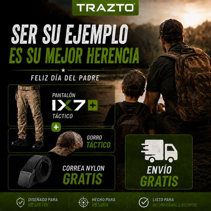 Combo Táctico Día del Padre | Pantalón IX7 + Gorro Táctico + Correa Táctica ¡GRATIS!