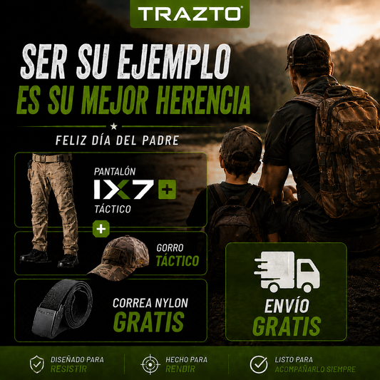 Combo Táctico Día del Padre | Pantalón IX7 + Gorro Táctico + Correa Táctica ¡GRATIS!