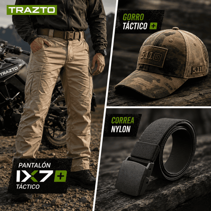 Combo Táctico Día del Padre | Pantalón IX7 + Gorro Táctico + Correa Táctica