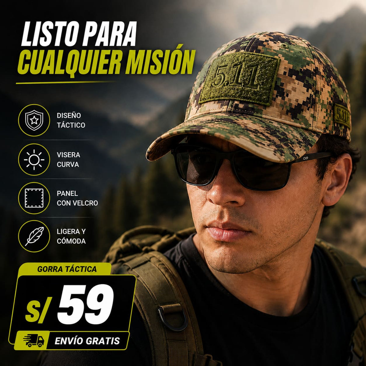Gorra Táctica